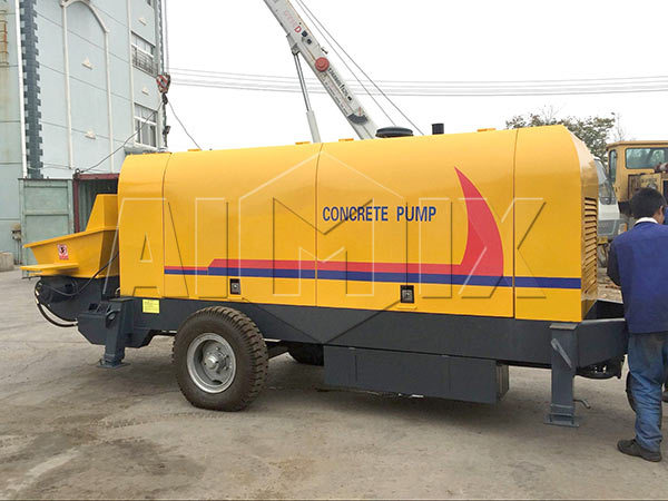 China Trailer Concrete Pump