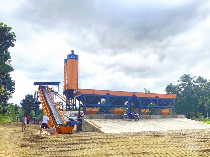 AJ60 Concrete Batching Plant Philippines