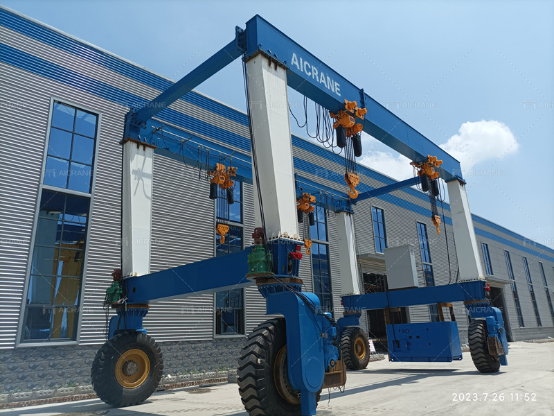 Rubber Tyred Gantry Crane With Four Rope Hoists
