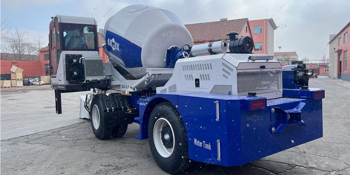 self loading concrete transit mixer