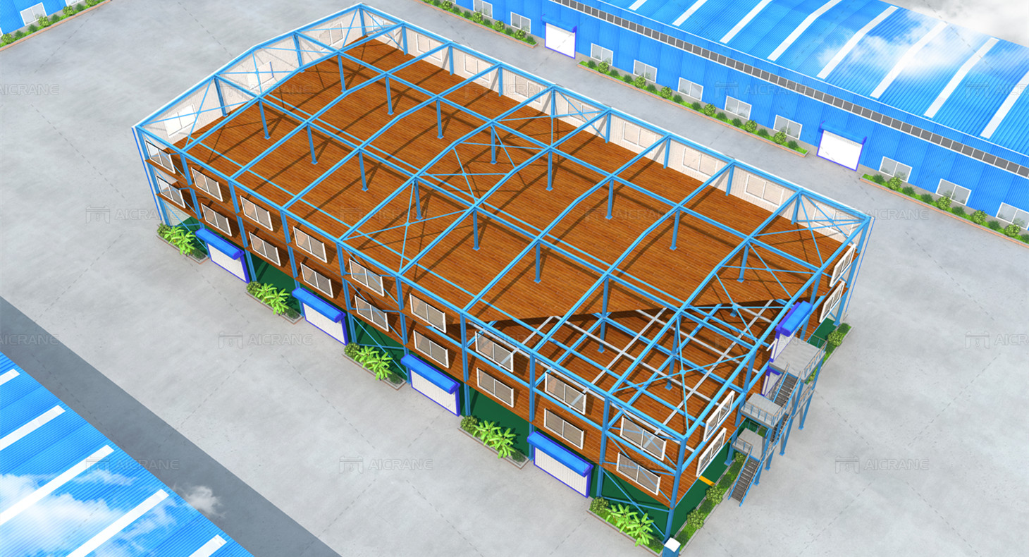 Long Span Steel Structure Workshop Contruction