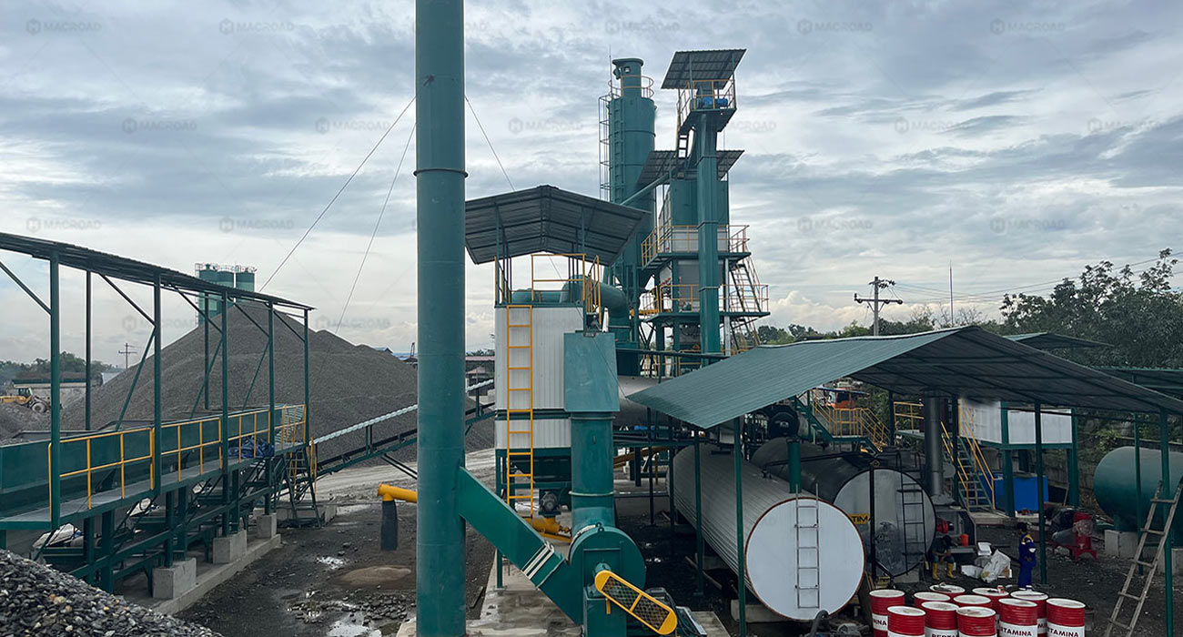 stationary asphalt plant 
