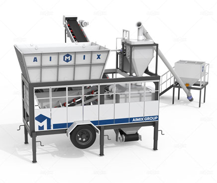 AJSY series Mobile Concrete Plant