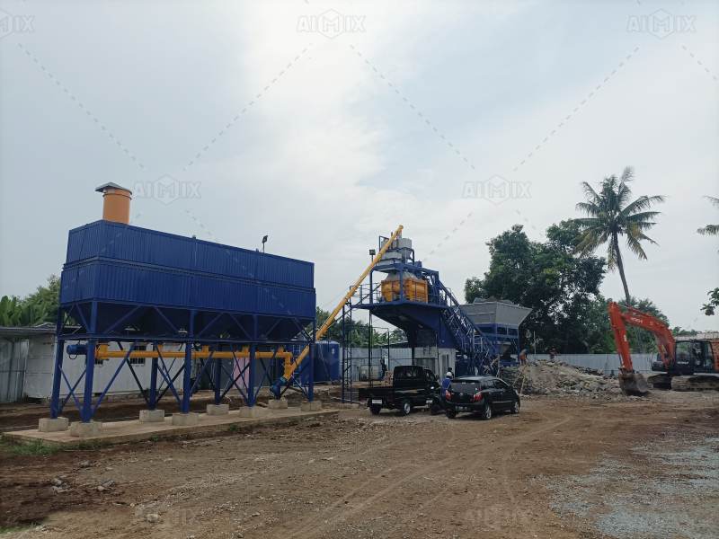 mobile concrete batch plant